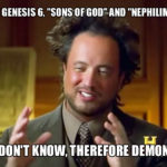 Just Reached My Fill Of Nephilim